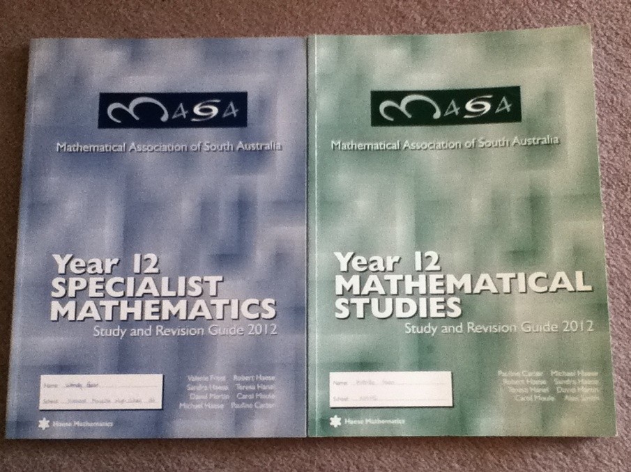 Yr 12 Math studies and Specialist math revision guide