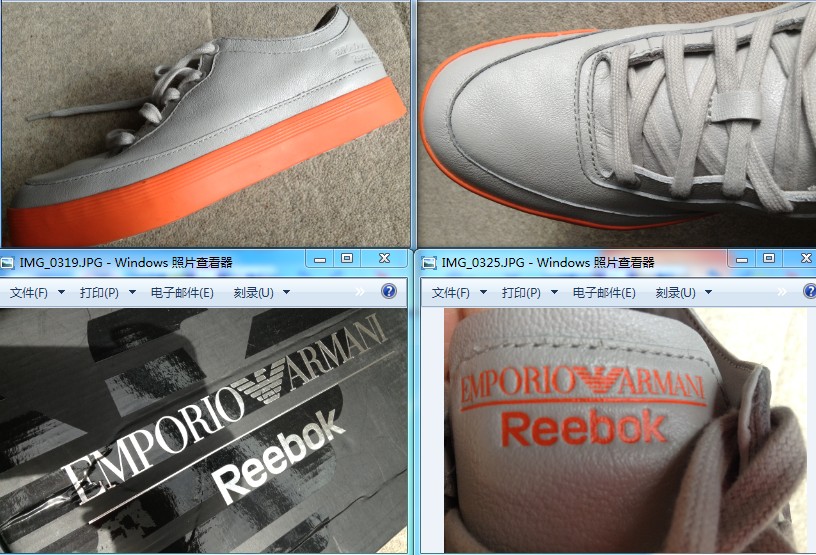 Emporio Armani x REEBOK Ůװ�˶�����Ь US6 EU36 275��